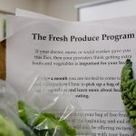 Flyers given to patients who are in need of more vegetables in their diet.